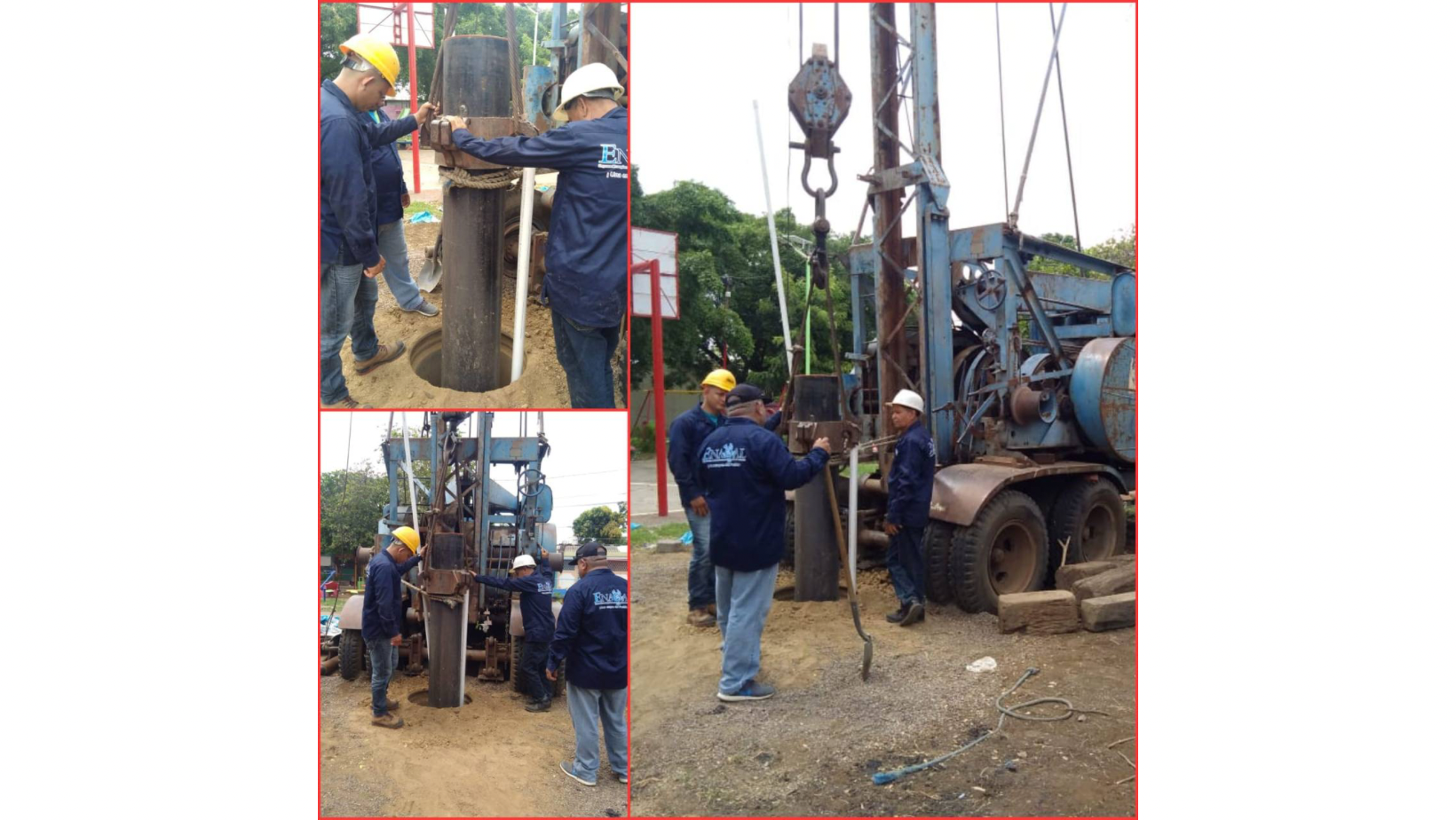Casi listo el nuevo pozo de agua en la Colonia Don Bosco de Managua