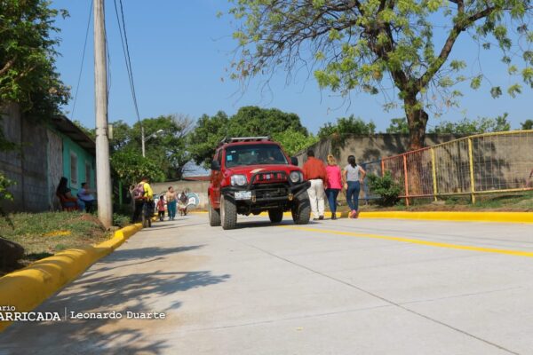 Familias de Ciudad sandino estrenan calles nuevas