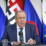 Comparecencia del Compañero Serguéi Lavrov Canciller de la Federación de Rusia ante Medios de Comunicación nicaragüenses 19 de Abril del 2023