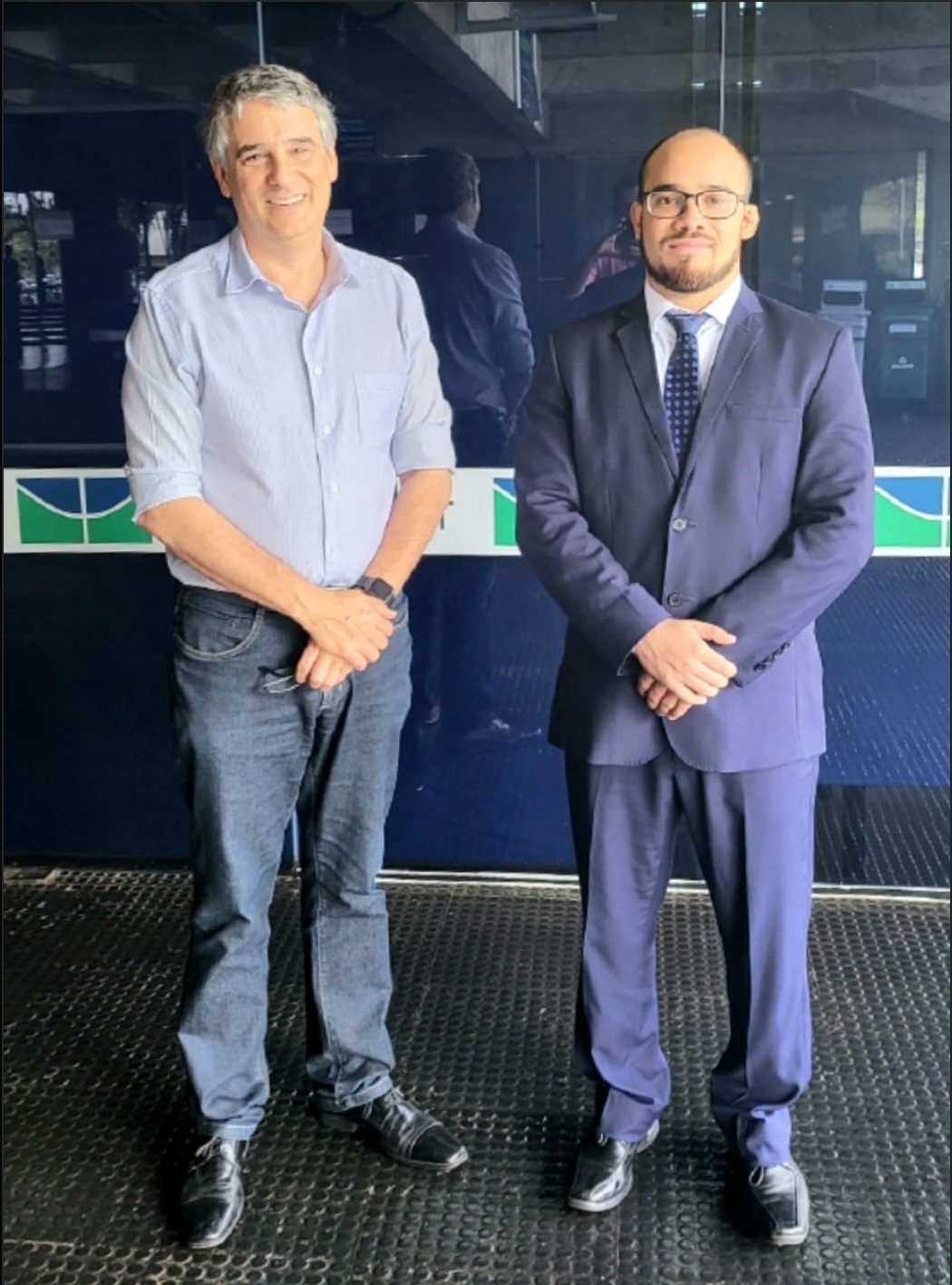Embajador de Nicaragua en Brasil en reunión con el Director de la Universidad de Brasilia