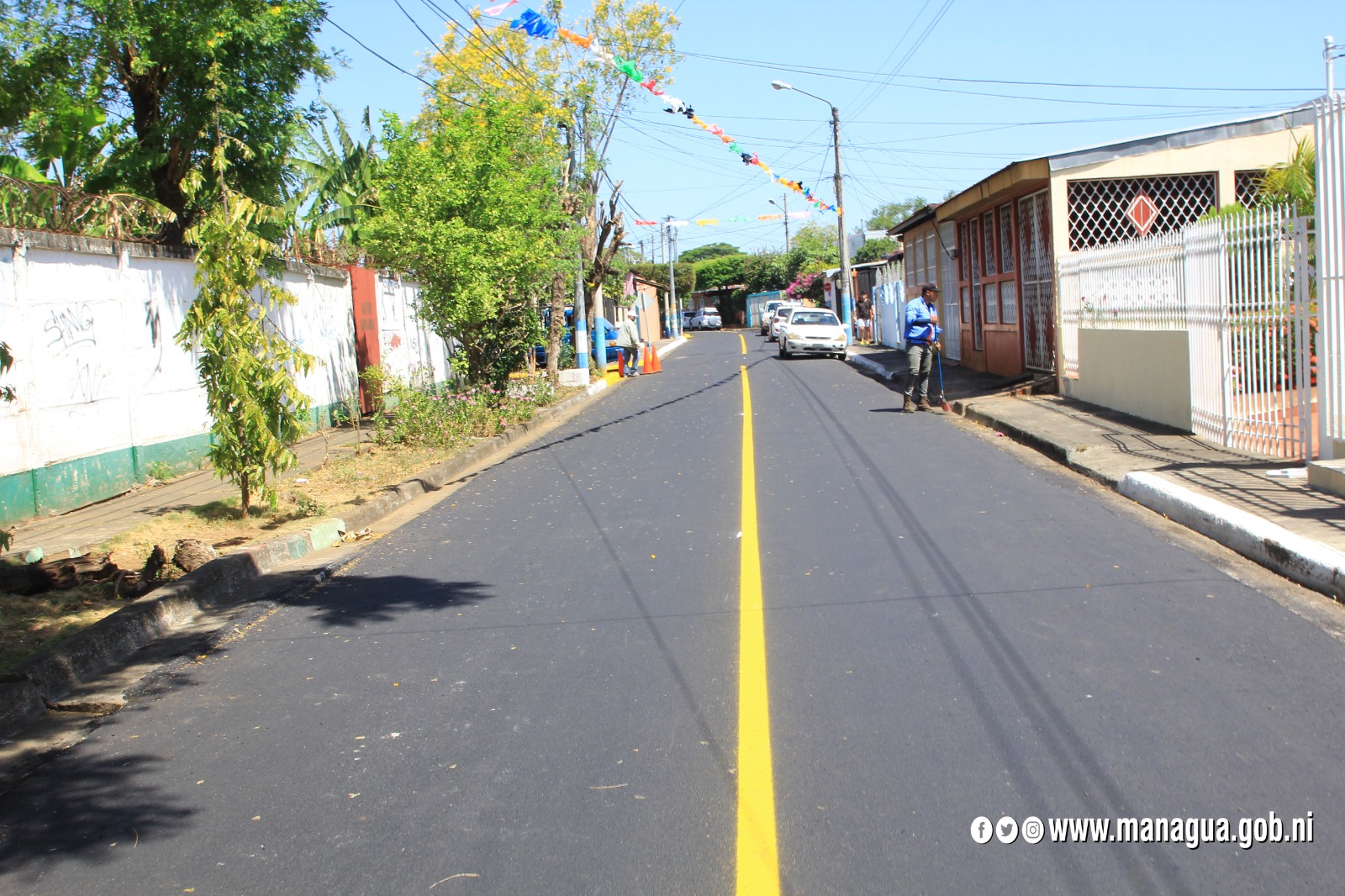 Pobladores del barrio Reparto Colombia recibieron calles nuevas
