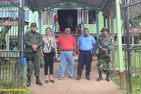 Ejército de Nicaragua en reunión con autoridades e instituciones del departamento de Río San Juan