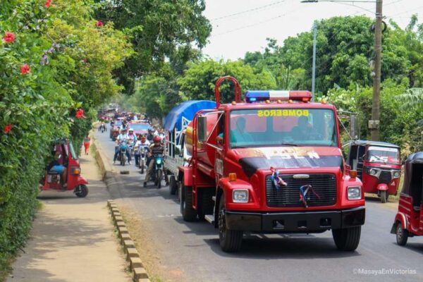 Estación de bomberos 172 es inaugurada en Nandasmo