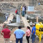 Autoridades del GRUN acompañan de forma presencial proyecto de construcción del puente vehicular sobre el Río Lisawe, en Mulukukú