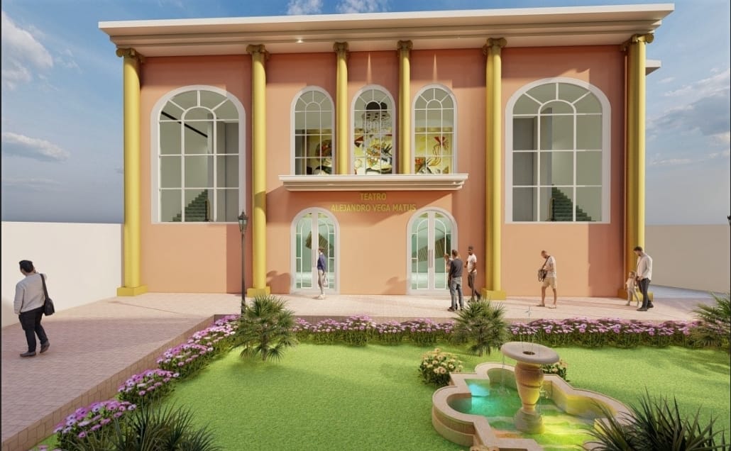 Conoce el diseño del Teatro Alejandro Vega Matus de la Ciudad de Masaya