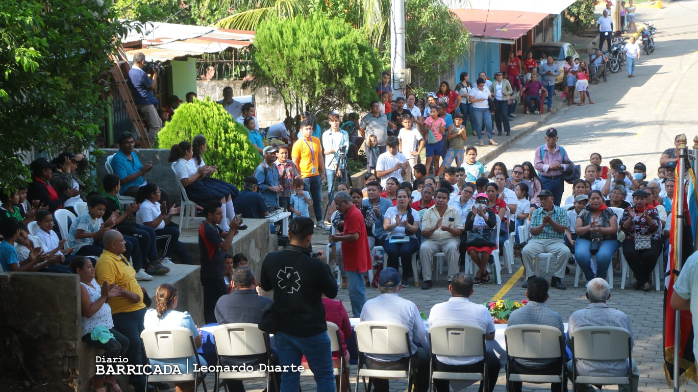Más de 3 mil familias de Ciudad Sandino disfrutan de nuevas calles