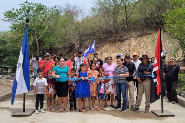 Nueva alcantarilla permite conexión de comunidades de San Francisco del Norte