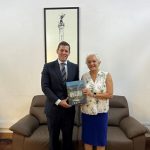 Embajador de Nicaragua en México en reunión con la Coordinadora General de Asesores y Asuntos Internacionales de este país