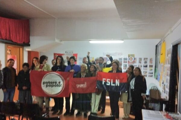 Delegación de Nicaragua sostiene encuentro con grupos de solidaridad italiana