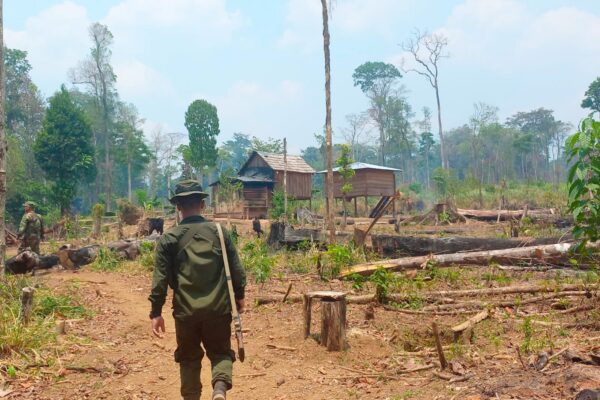 El 6 Comando Militar Regional del Ejercito de Nicaragua brinda acompañamiento al Ministerio del Ambiente y los Recursos Naturales