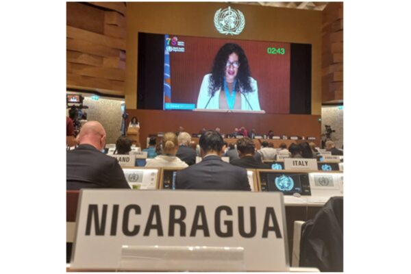 Nicaragua participa en Asamblea Mundial de la Salud y celebración del 75 aniversario de la OMS