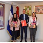 Embajador de Nicaragua en Madrid recibe visita de Gerentes Generales de Avianca en Europa y El Salvador