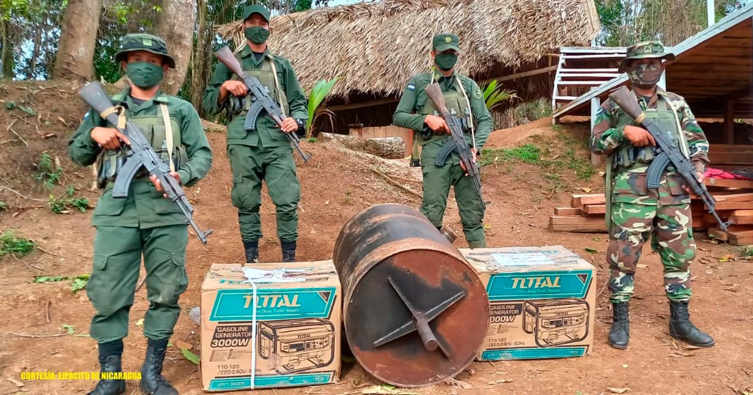 Ejército de Nicaragua informa de resultados obtenidos en servicios operativos en Río San Juan
