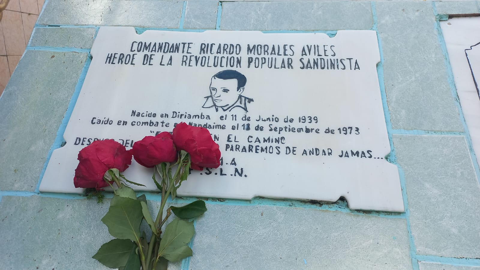 Rinden Homenaje al Natalicio del Comandante Ricardo Morales Avilés en Diriamba