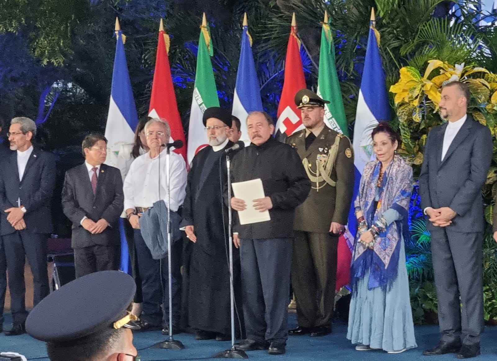Palabras del Comandante Daniel Ortega y del Presidente de Irán Ebrahim Raisi