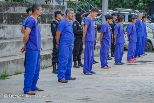 Policía de Nueva Segovia arresta a 8 personas en el enfrentamiento a la delincuencia