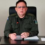 Oficiales del Ejército de Nicaragua en traspaso de mando de la Dirección de Operaciones y Planes