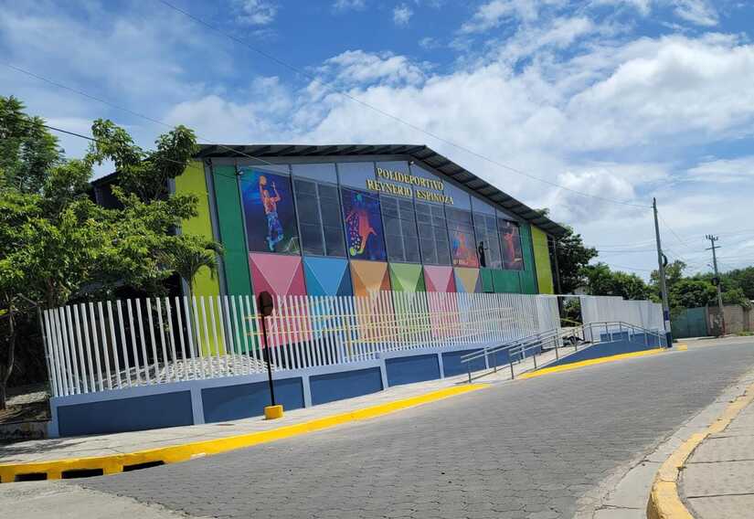 Mejoras del Polideportivo Reynerio Espinoza se inauguran en Somoto