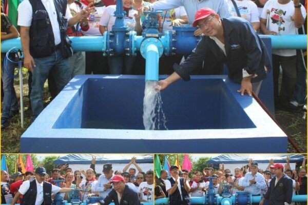 Enacal inaugura pozo de agua ubicado en el sector de Cuajachillo, Ciudad Sandino