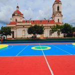 Así luce el parque 3 de julio en Masaya