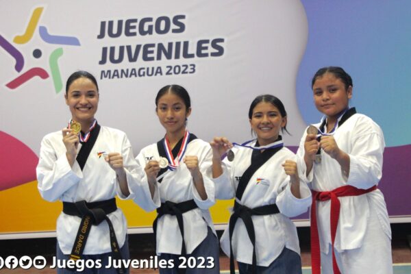 II jornada del Campeonato Taekwondo como parte de los Juegos Juveniles Managua 2023