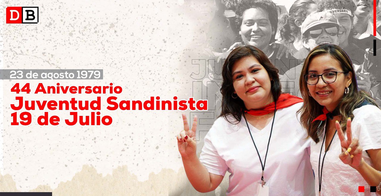 Juventud Sandinista: 44 años al servicio del pueblo nicaragüense