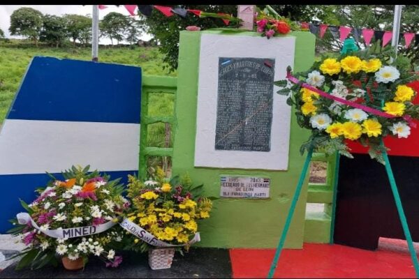 CONMEMORACION EN CUAPA CHONTALES  EL 38 ANIVERSARIO DEL PASO A LA INMORTALIDAD DE LOS 57 HÉROES Y MÁRTIRES