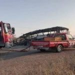 Mueren 24 mineros en accidente de tránsito en Sudáfrica