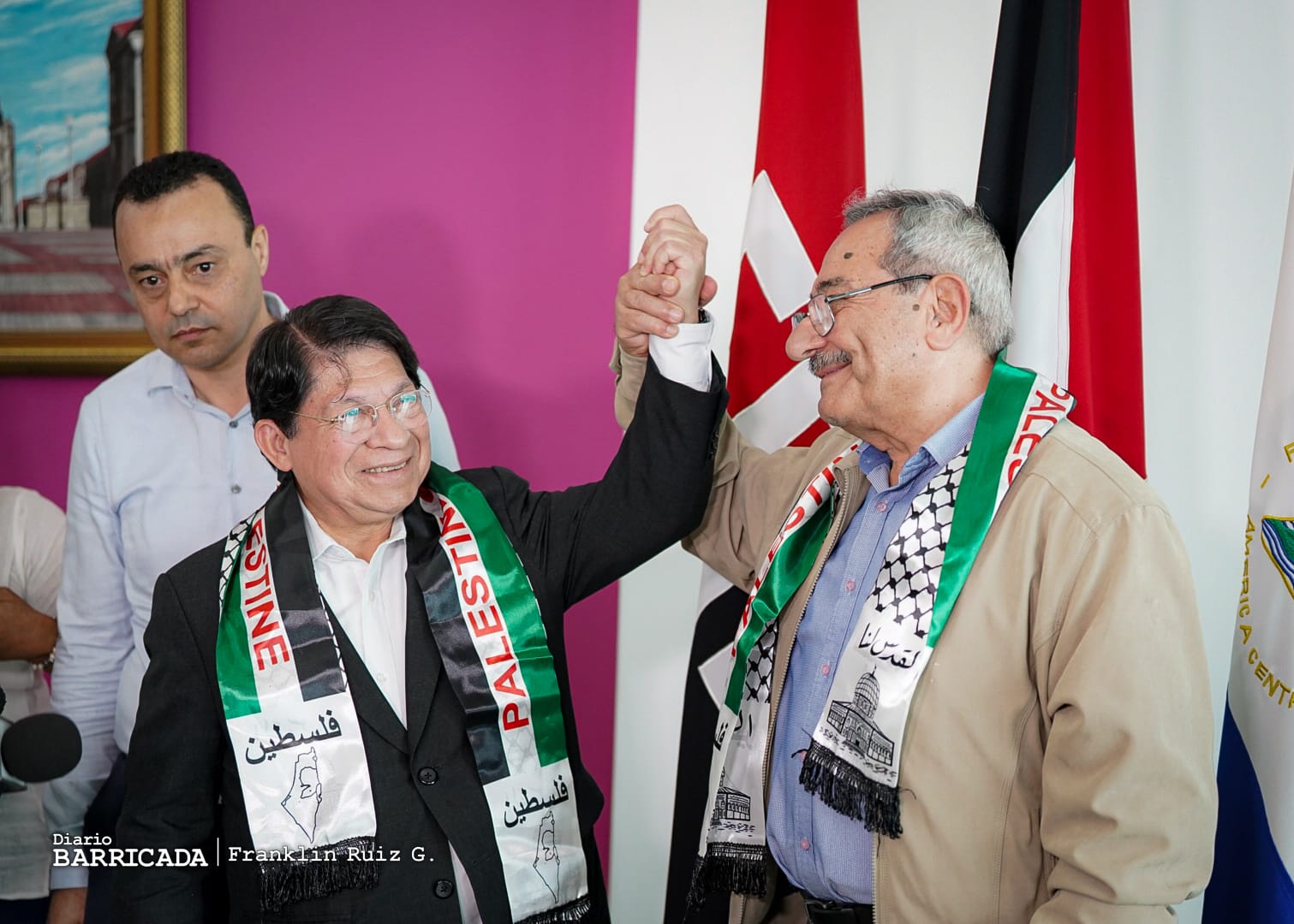 Visita del Diplomático Palestino Refuerza la Solidaridad entre Palestina y Nicaragua