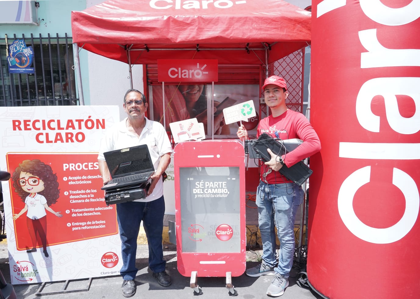 Exitoso reciclatón nacional Claro 2023 ¡Junto Salvamos Lo Bonito!