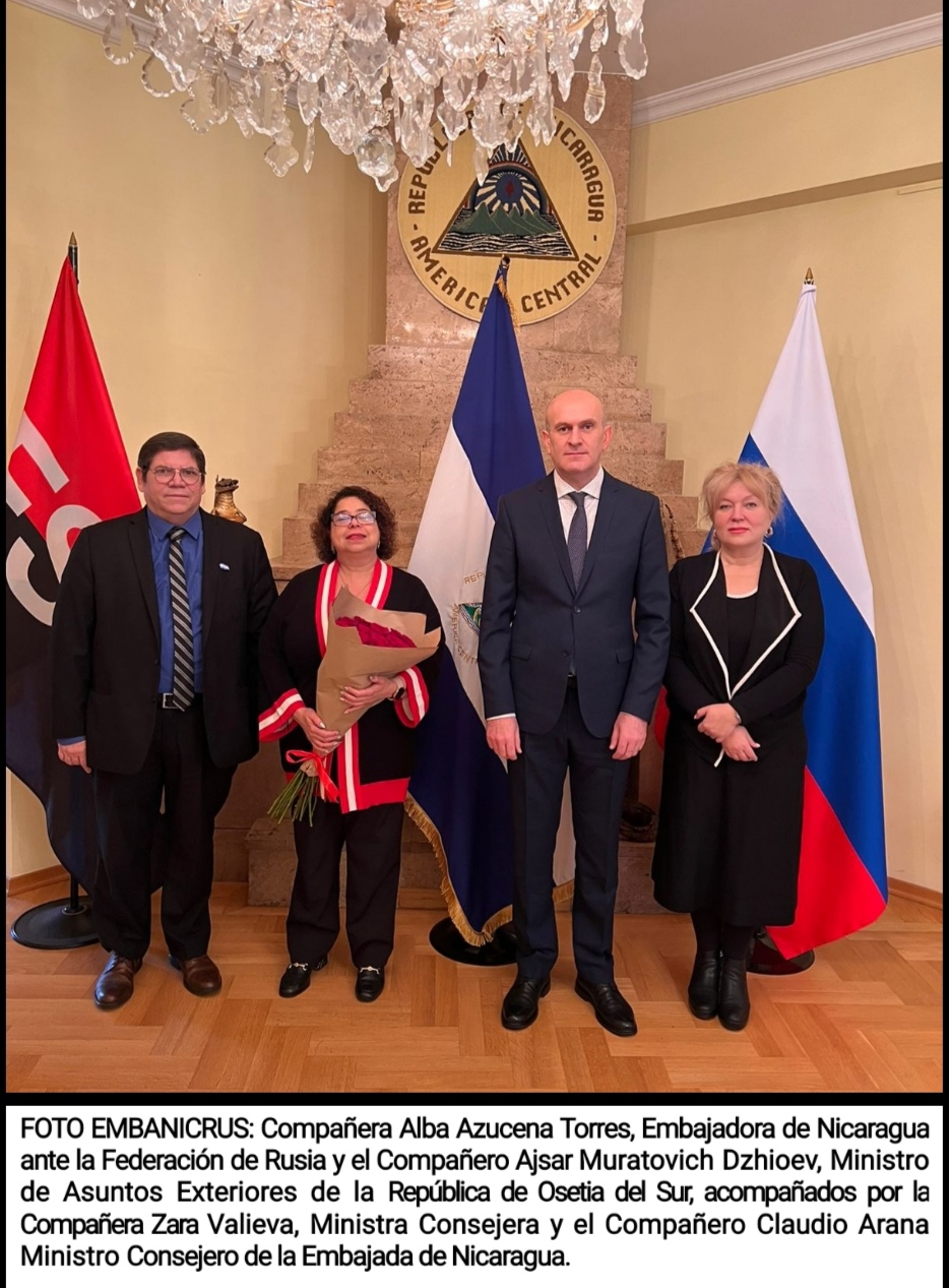 EN FEDERACIÓN DE RUSIA CON MINISTRO DE RELACIONES EXTERIORES DE OSETIA DEL SUR