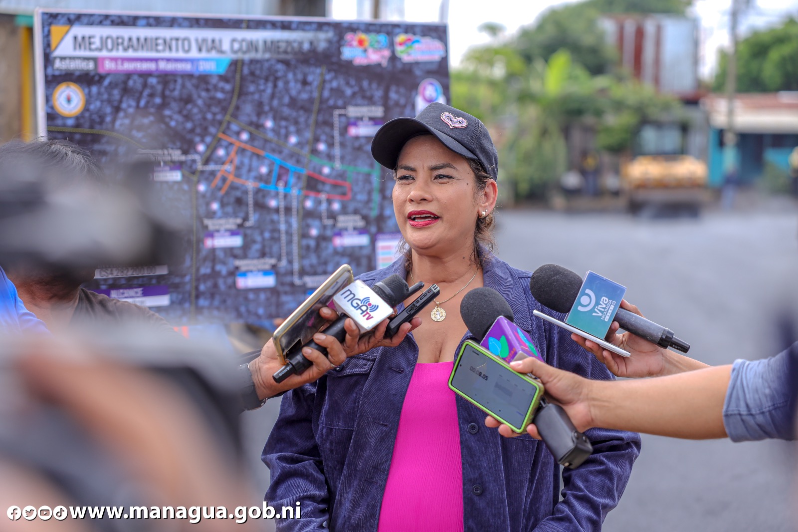 Programa «Calles para el Pueblo» Beneficia a Familias del Barrio Laureano Mairena