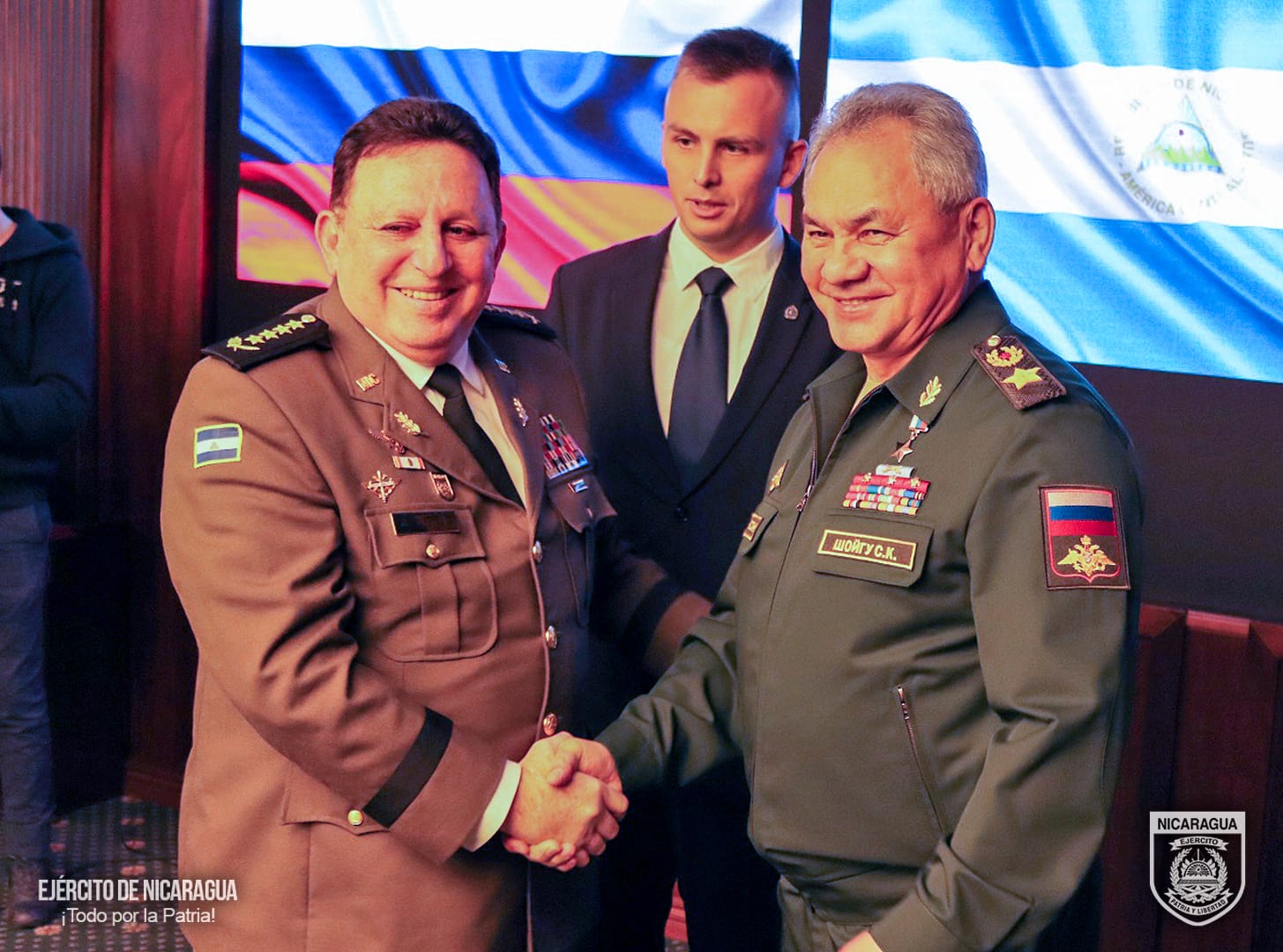 VISITA OFICIAL DEL COMANDANTE EN JEFE DEL EJÉRCITO DE NICARAGUA A LA FEDERACIÓN DE RUSIA