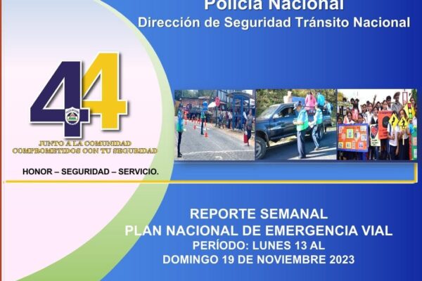 Disminuyen en 10 las personas fallecidas por accidentes de tránsito