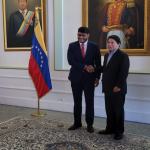 REUNIÓN DE CANCILLERES DE NICARAGUA Y VENEZUELAEN CARACAS