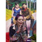 Compañera Rosario después del Acto de la XXVIII Graduación de la Academia Militar