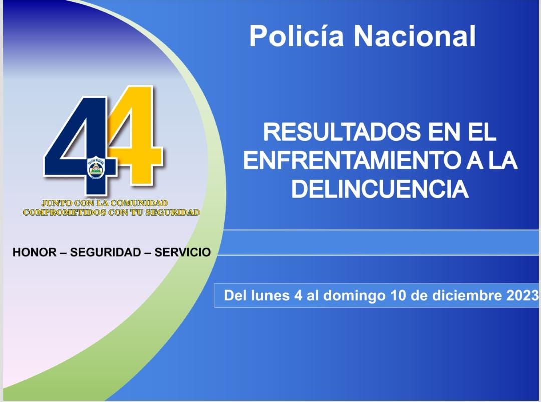 Policía Nacional sigue asegurando la seguridad de las familias nicaragüenses