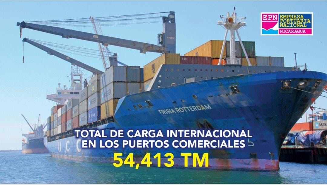 Semana activa en puertos nicaragüenses reporta EPN