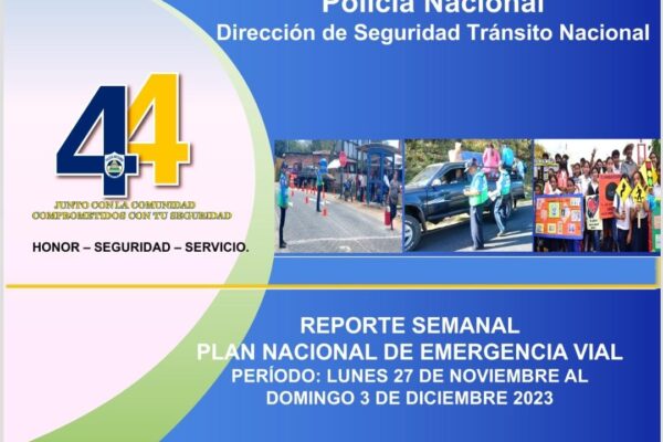 Incrementó en 3 Personas Fallecidas en Accidentes de Tránsito: Reporte de la Policía Nacional