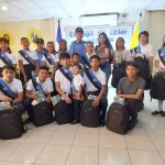 Hijos de Oficiales de la Policía Nacional en Chinandega Reciben Útiles Escolares del Gobierno Sandinista