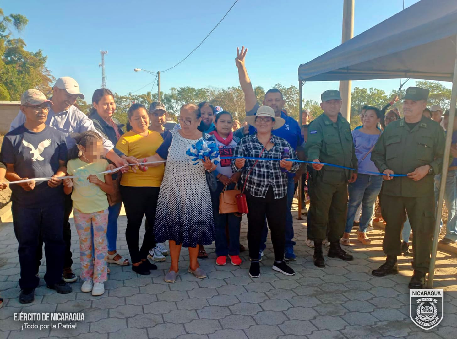 Cuerpo de Ingenieros del Ejército de Nicaragua Transforma Calles en El Rosario