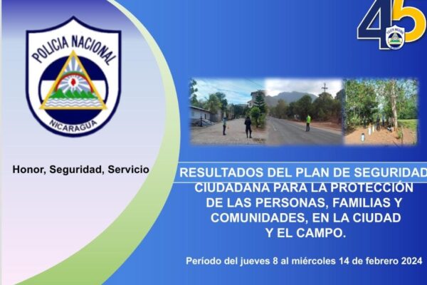 Policía Nacional continúa trabajando para garantizar una mejor seguridad en el campo