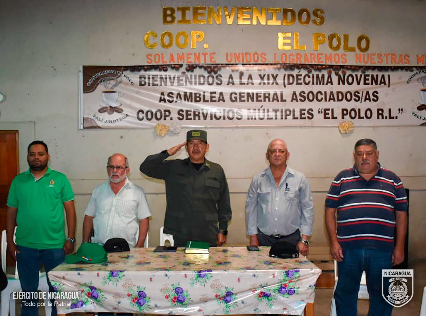 Ejército de Nicaragua Trabaja en Coordinación con Productores para Garantizar un Entorno de Paz