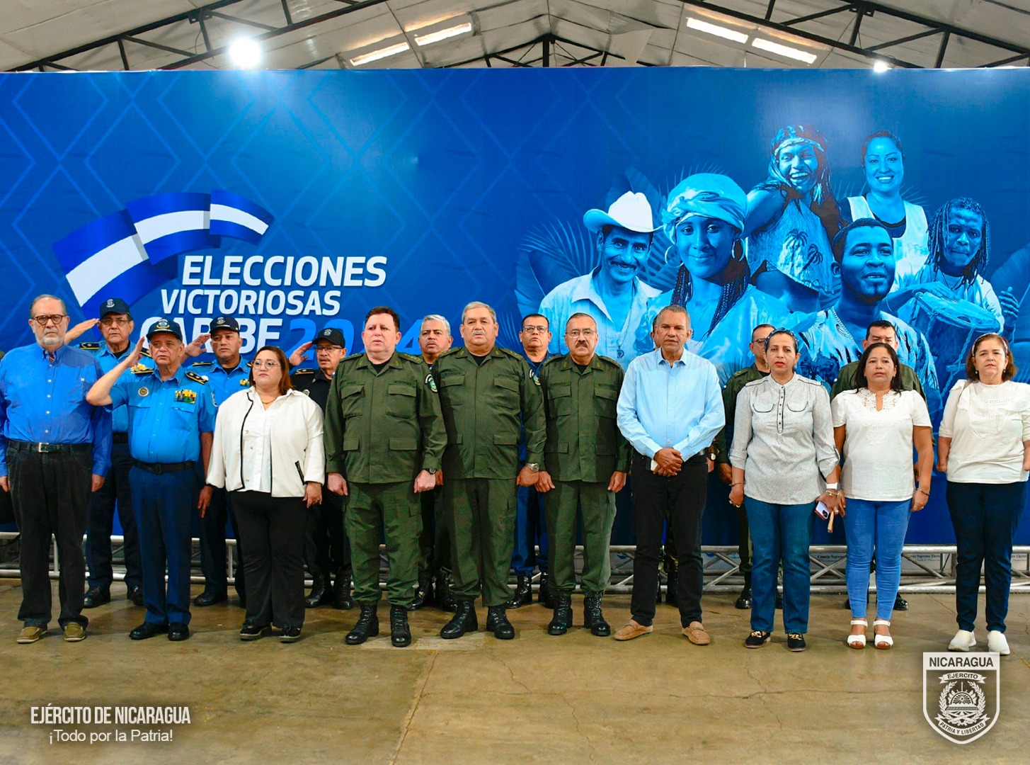 Ejército de Nicaragua Asegura Traslado Seguro de Materiales Electorales