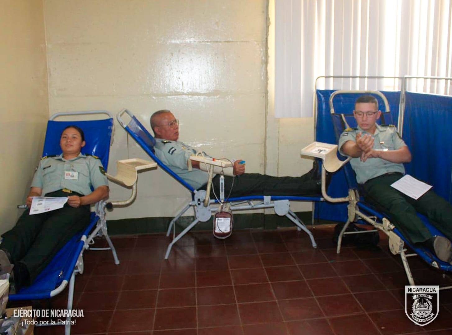 Ejército participa en jornada de donación voluntaria de sangre