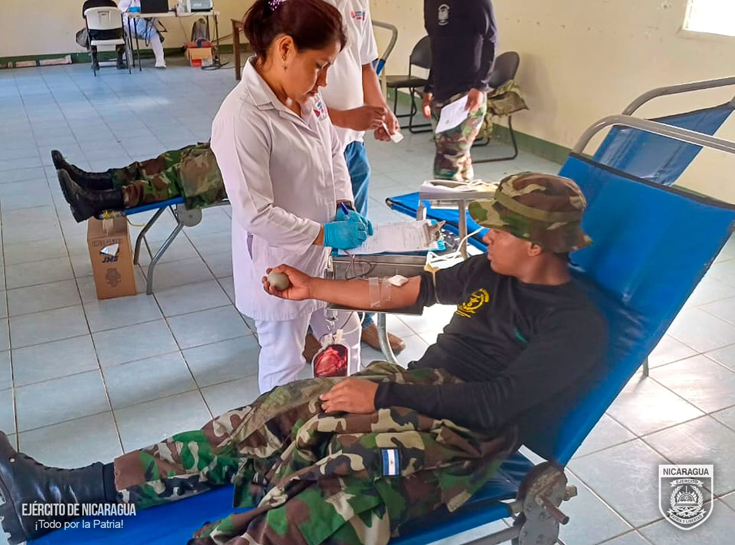 Ejército participa en Jornada Voluntaria de donación de sangre