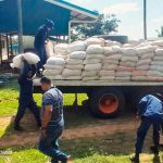 Distrito Naval Caribe descargó paquetes alimenticios en el Municipio de Bluefields