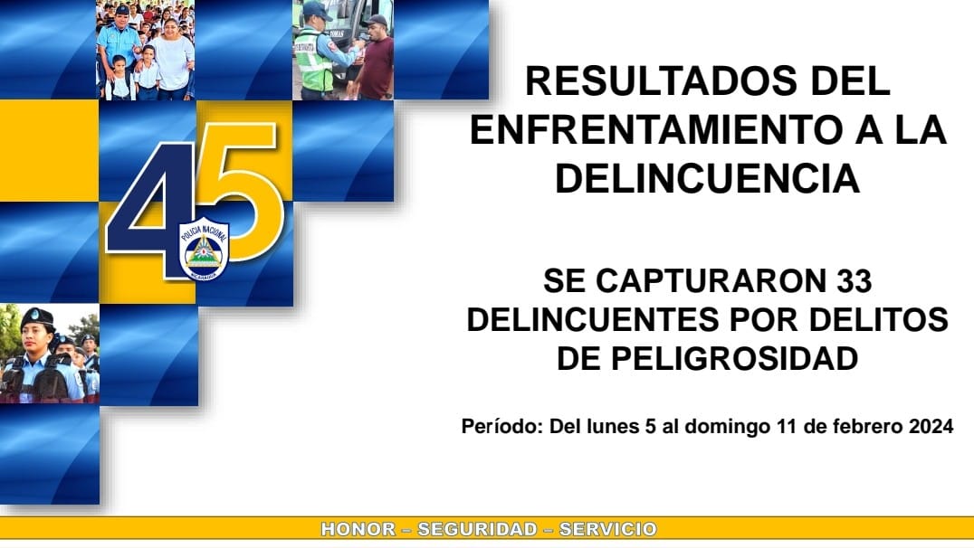 Policía Nacional, continúa garantizando seguridad a las familias nicaragüenses