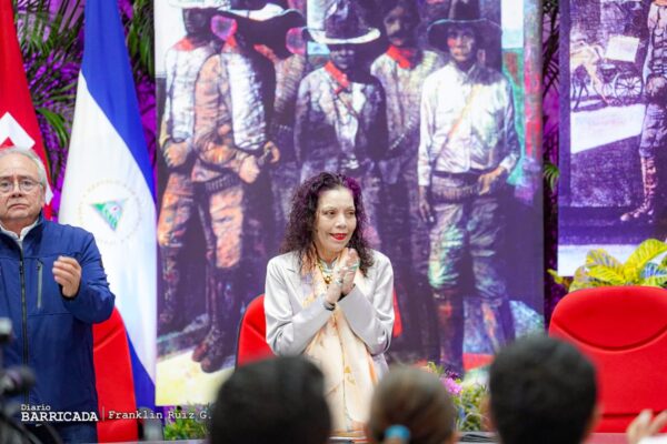 Declaraciones de Compañera Rosario Vicepresidenta de Nicaragua después del Acto Central en Homenaje al 90 Aniversario del Tránsito a la Inmortalidad del General de Mujeres y Hombres Libres Augusto C. Sandino 21 de Febrero del 2024