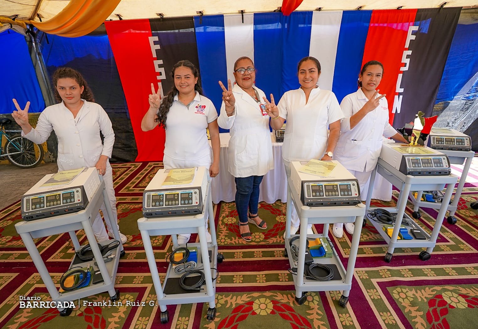 Gobierno Sandinista entrega equipos de electrobisturí para cirugías en Nicaragua